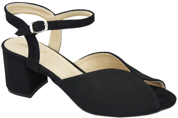 Damenschuhe Sandalen Schwarz, Naturleder, Wildleder 185 ElitaBut