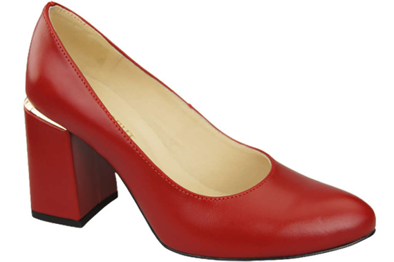 Damenschuhe Rote Pumps, Naturleder 179 ElitaBut