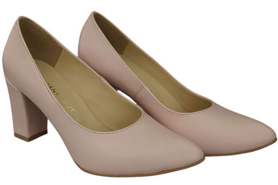 Damenschuhe Pumps Rosa Puder Naturleder 170 ElitaBut