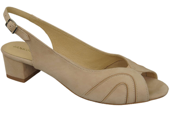 Damenschuhe Sandalen, natürliches Wildleder, Puderrosa 991 ElitaBut