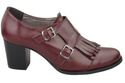 Damenschuhe, Naturleder, Burgund 985 ElitaBut