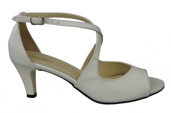 Damenschuhe Sandalen Weiß Naturleder 115 ElitaBut