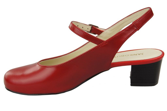 Damenschuhe Sandale Rot Naturleder 108 ElitaBut