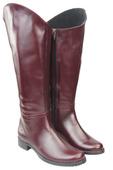 Schuhe Damenstiefel Stiefel, Naturleder 124 Bordo ElitaBut
