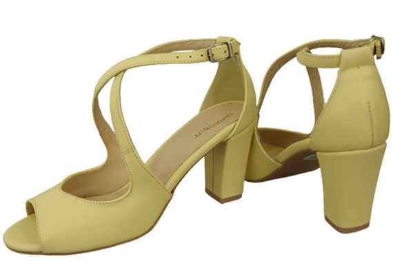 Damenschuhe Bananensandalen, Naturleder 186 ElitaBut