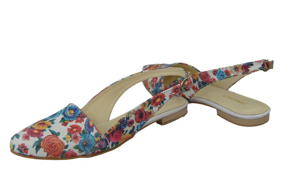 Schuhe Damen Sandalen Flower 2 Naturleder 996 ElitaBut