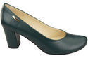 Klassische Damen Malachit Leder Mandel Nase Pumps 201 ElitaBut
