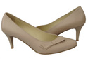 Damenschuhe Pumps Naturleder Cappuccino Lico 989 ElitaBut