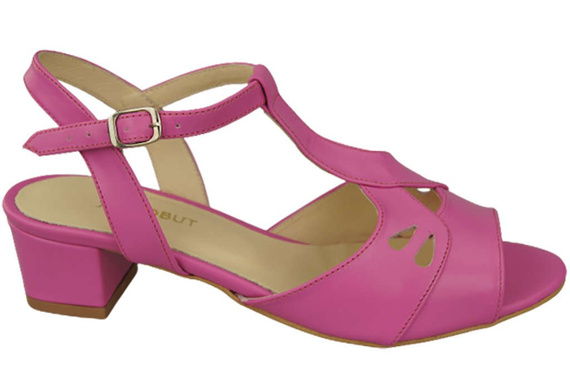 Damenschuhe Sandalen Fuchsia Naturleder 169 ElitaBut
