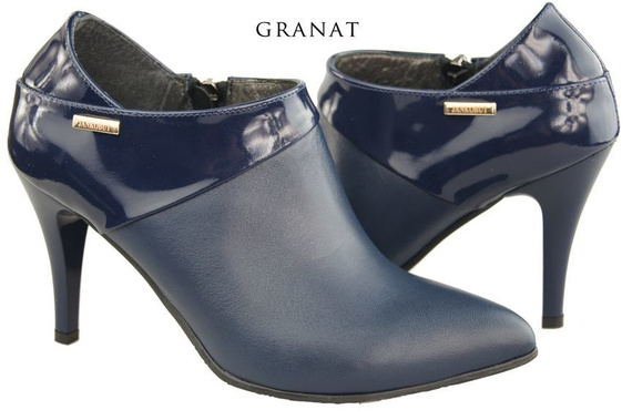 Schuhe Damenschuhe, Naturleder, Marineblau 865 ElitaBut