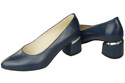 Damenschuhe Pumps Marineblau Naturleder 143 ElitaBut