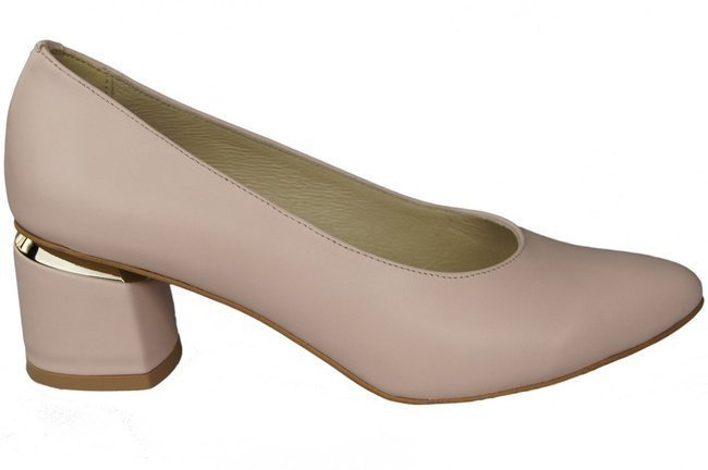 Damenschuhe Pumps Rosa Puder Naturleder 143 ElitaBut