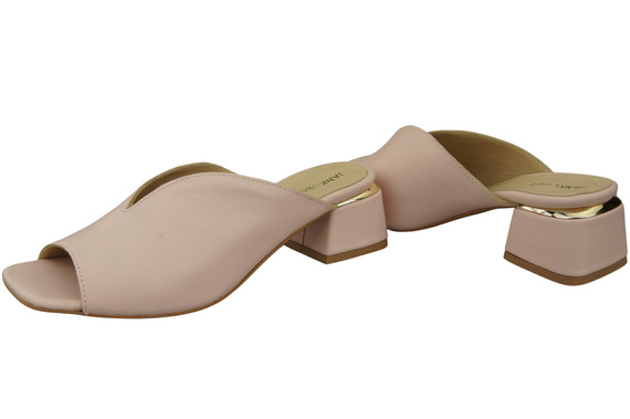 Damen Schuhe Absätze Flip Flops Puderrosa Naturleder 210 ElitaBut