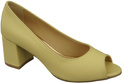 Damenschuhe PEEP TOE Banana Pumps Naturleder mit beschichtetem Absatz 192 ElitaBut