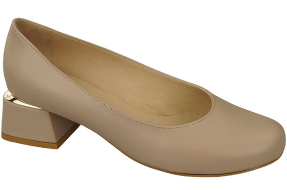 Damenschuhe Pumps Naturleder 159 Cappuccino Lico ElitaBut
