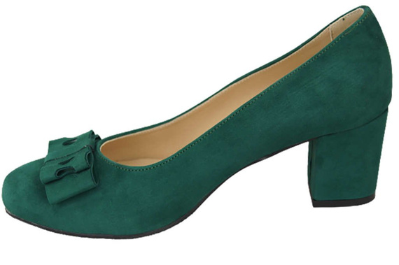 Damenschuhe Malachit-Pumps Natürliches Wildleder 163 ElitaBut