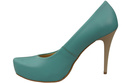 Damen Footwear Türkis Stiletto Pumps Naturleder 205 ElitaBut