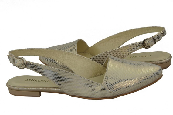 Schuhe Damen Sandalen Gold Naturleder 996 ElitaBut