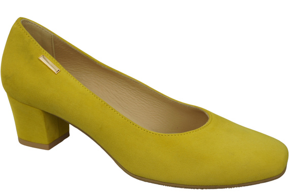 Bequeme Frauen Schuhe Zitrone Wildleder 172 Z ElitaBut