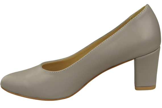 Klassische Glatt Damen Helle Esche Naturleder Schuhe 213 ElitaBut