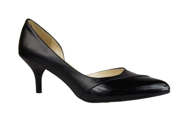 Damenschuhe Pumps, Naturleder, Schwarz 898 ElitaBut