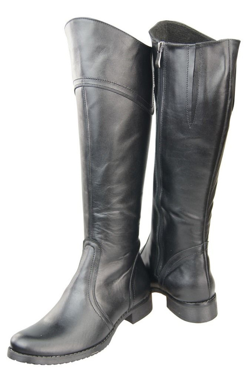 Damenstiefel, Stiefel, Naturleder 597 Black ElitaBut