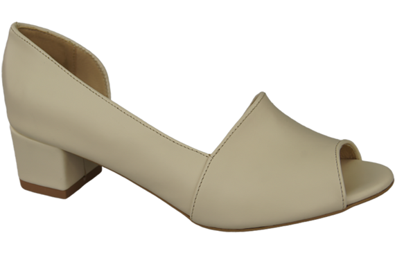 Damenschuhe Beige Sandalen, Naturleder 147 ElitaBut