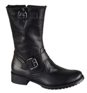 Damenstiefel, Naturleder, Schwarz 743 ElitaBut