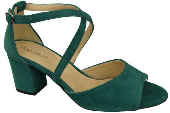 Damenschuhe Malachit-Sandalen, Naturleder, Wildleder 111 ElitaBut