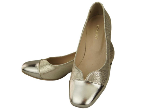 Damenschuhe Pumps Naturleder 164 Gold ElitaBut