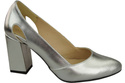 Damenschuhe Silber Pumps Naturleder 184 ElitaBut
