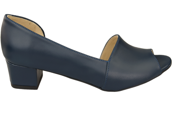 Damenschuhe Sandalen Marineblau Naturleder 147 ElitaBut