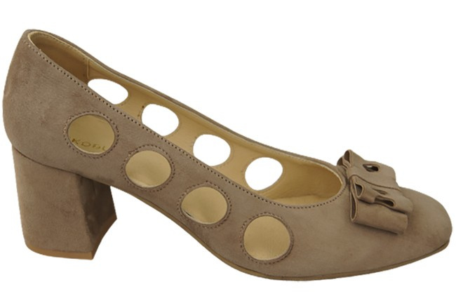 Damenschuhe Cappuccino Pumps Dark Natural Wildleder 182 ElitaBut