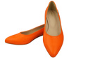 Damen Pumps Orange mit niedrigem Absatz zeitlose Eleganz und Komfort 220 ElitaBut