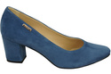 Damenschuhe Pumps Blau, Natürliches Wildleder 106 ElitaBut