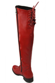 Schuhe Damenstiefel Stiefel Overknee-Stiefel Naturleder Rot 121 ElitaBut