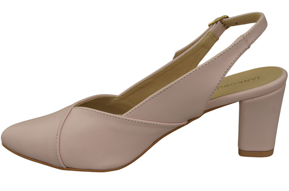 Damen Footwear Puderrosa Stiletto Sandalen Natural Leder 217 ElitaBut