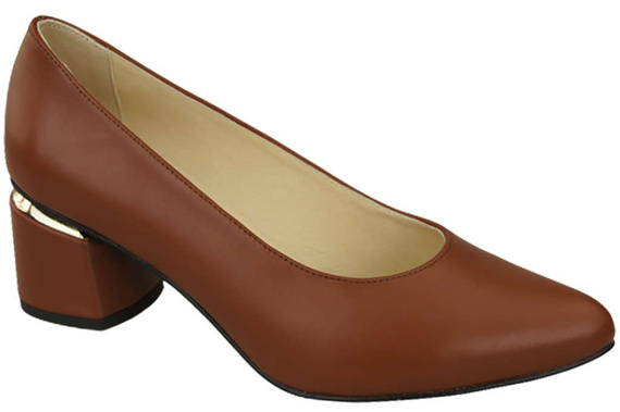 Damenschuhe Pumps Braun Naturleder 143 ElitaBut
