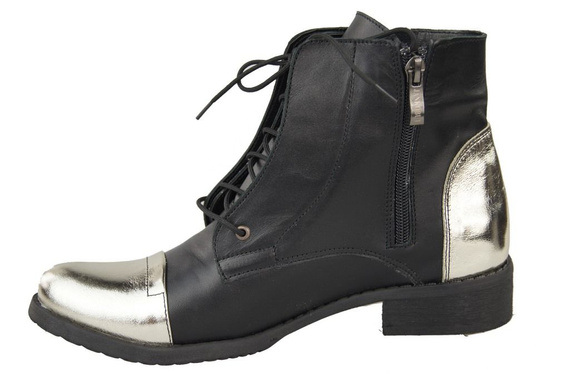 Damen Winterstiefel, Naturleder, Black Gold 820, von ElitaBut