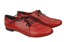 Damen Ballerinas Rot, Naturleder 110 ElitaBut