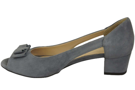 Damenschuhe Graue Sandalen, natürliches Wildleder 145, von ElitaBut