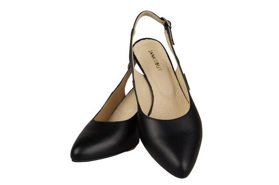 Damenschuhe Sandalen, Naturleder, Schwarz 910 ElitaBut