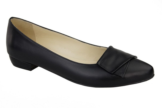 Damenschuhe Ballerinas Schwarz, Naturleder 988 ElitaBut