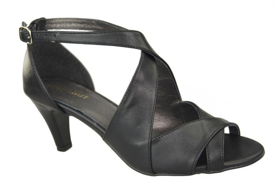 Damenschuhe Sandalen Schwarz Naturleder 130 ElitaBut