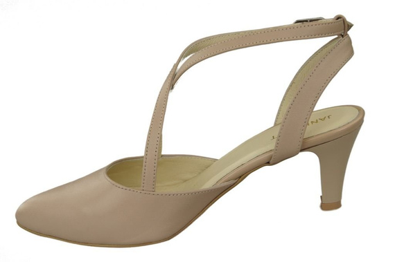 Damenschuhe Sandalen Cappuccino Grain Naturleder 129 ElitaBut