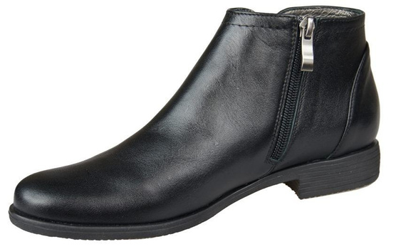 Damenschuhe Damenstiefel Warmes Naturleder Schwarz 872 Von Elitabut