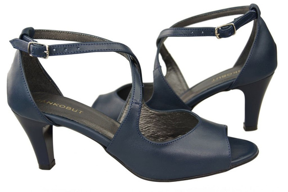 Damenschuhe Sandalen Marineblau Naturleder 115 ElitaBut