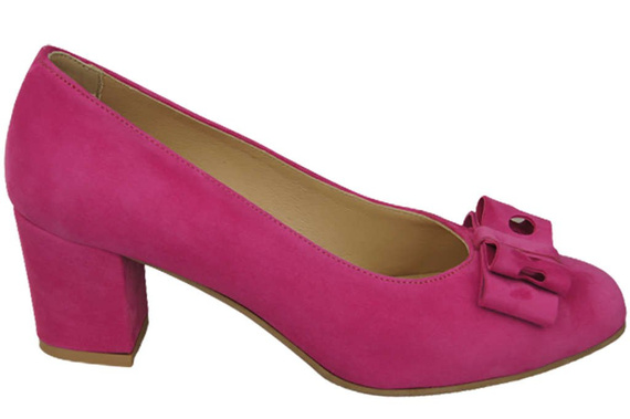 Damenschuhe Fuchsia Pumps Natürliches Wildleder 163 ElitaBut