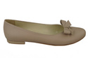 Damen-Ballerinas Cappuccino, Naturleder 998 ElitaBut