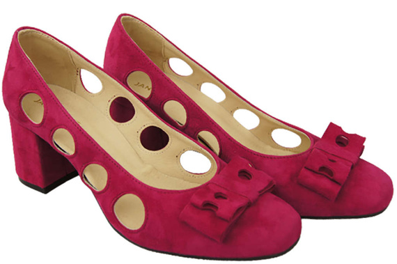 Damenschuhe Pumps Lila Natürliches Wildleder 182 ElitaBut